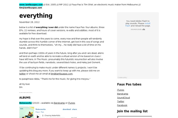 WordPress website example screenshot