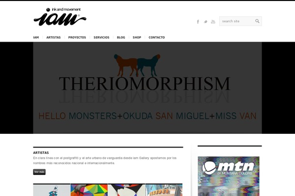 Jin theme site design template sample