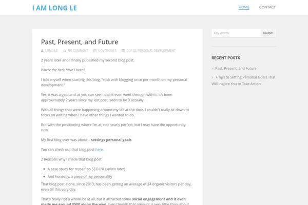iamlongle.com site used Marketblog