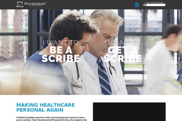 iamscribe.com site used Healthchannels