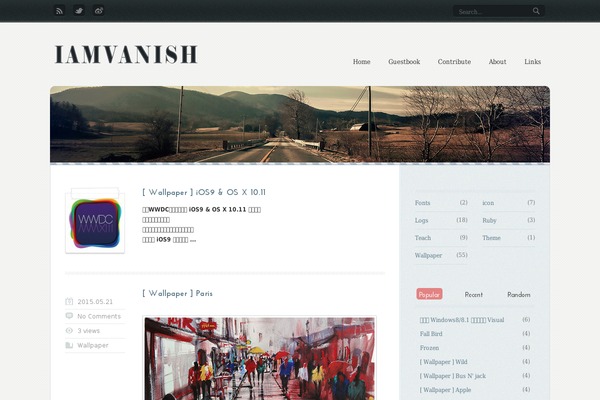 iamvanish.com site used Deve1.4