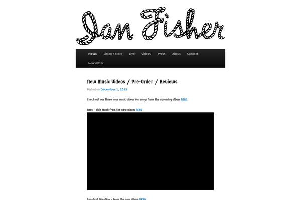 Twenty Eleven theme site design template sample