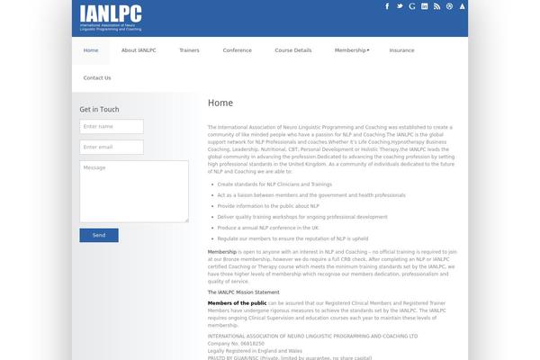 ianlpc.com site used Bizniz