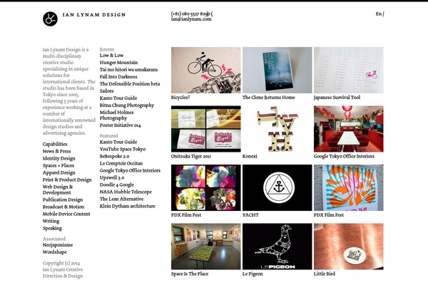 ianlynam.com site used Basicblackwhite