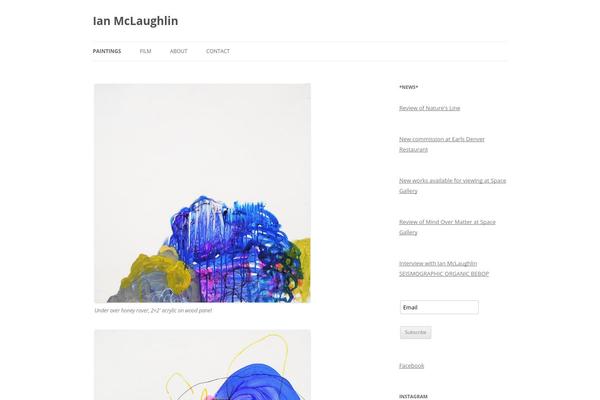 Twenty Twelve theme site design template sample