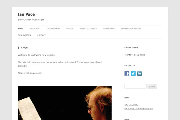 Twenty Twelve theme site design template sample
