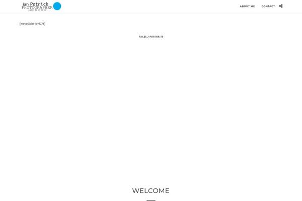 Photography theme site design template sample