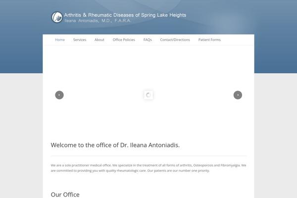Impreza theme site design template sample