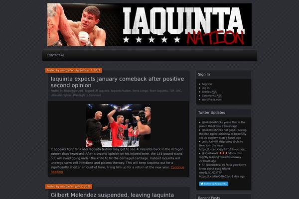 WordPress website example screenshot