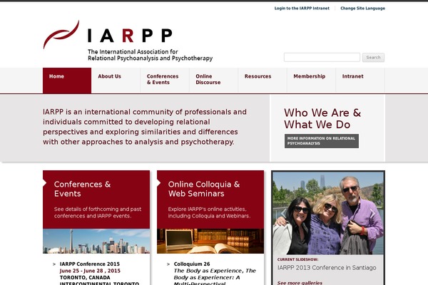 iarpp.net site used Iarpptheme