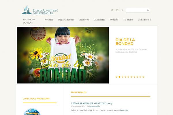 Adventist-corporate theme site design template sample