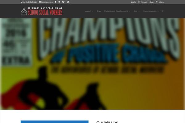 Divi theme site design template sample