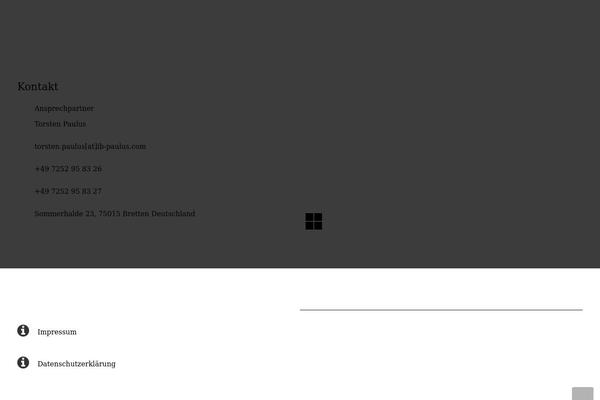Impreza Child theme site design template sample