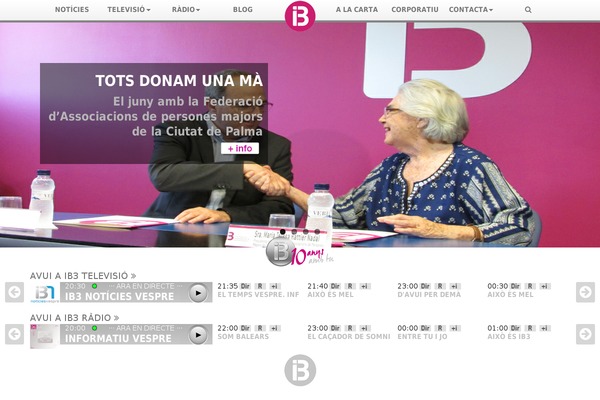 ib3noticies.com site used Ib3tv