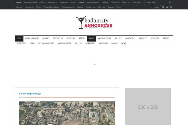 WordPress website example screenshot