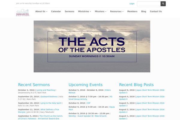 WordPress website example screenshot