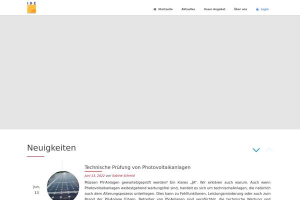 WordPress website example screenshot