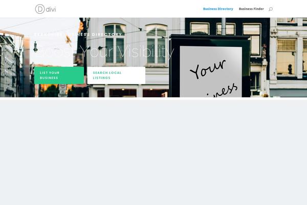 WordPress website example screenshot