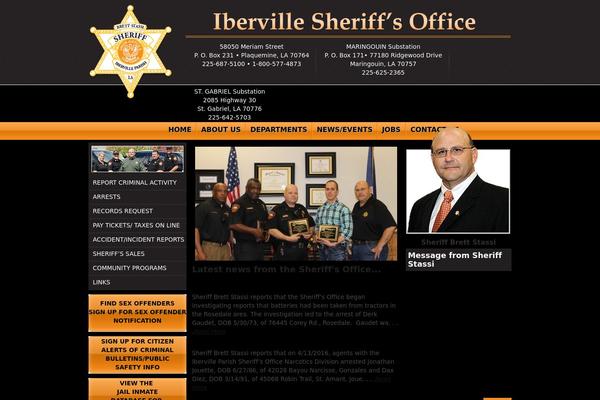 ibervillesheriff.com site used Sheriff