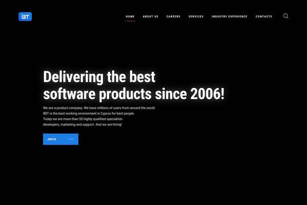 Eject theme site design template sample