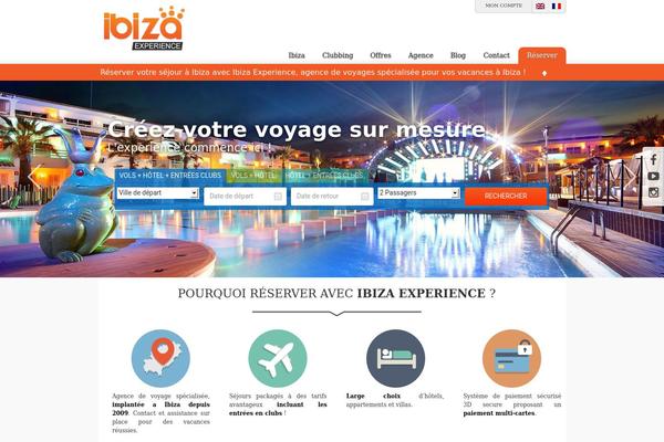 ibiza-experience.fr site used Ibiza2012