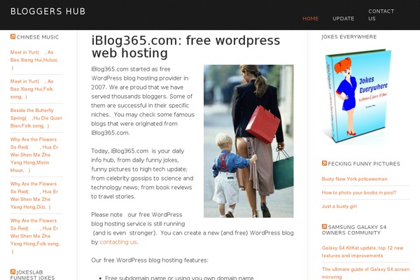 WordPress website example screenshot
