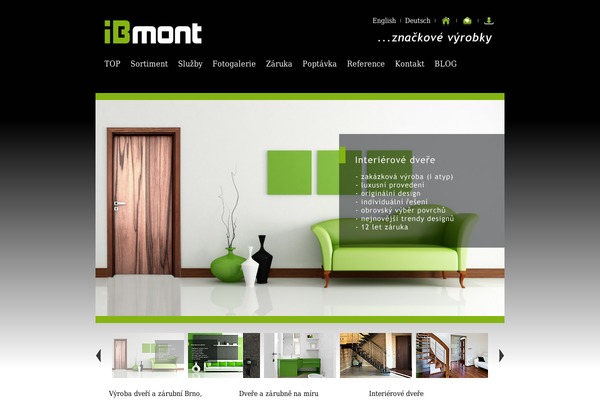 ibmont.cz site used Blog-ibmont