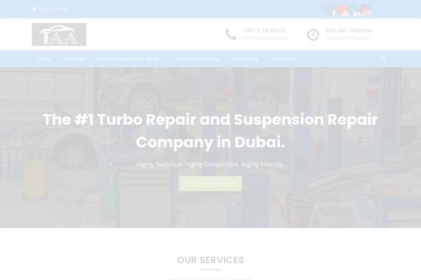 Autoser theme site design template sample