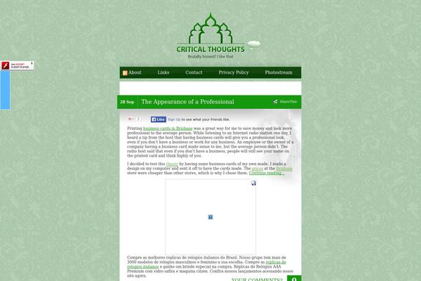 Site using Audio Player plugin