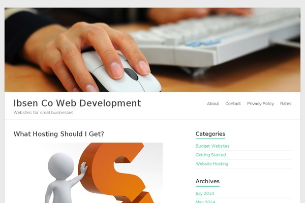 WordPress website example screenshot