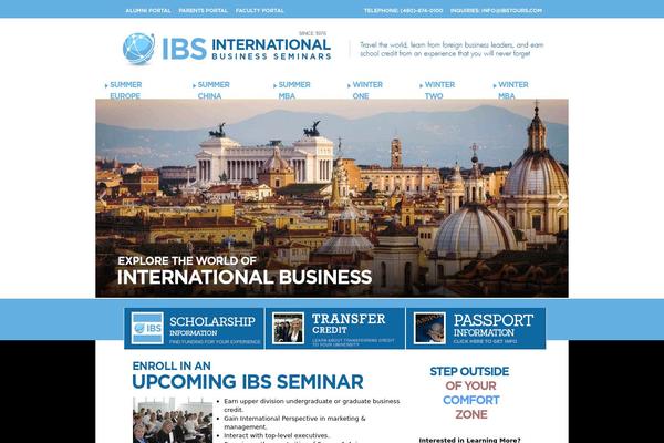 Ibs theme site design template sample