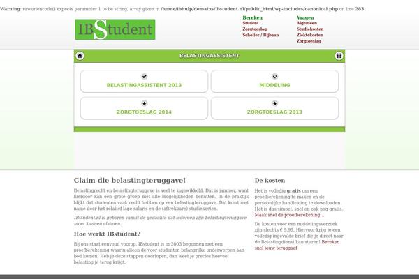 WordPress website example screenshot