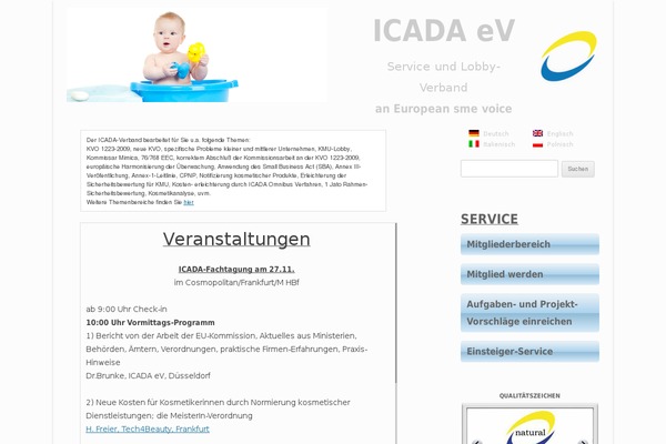 icada.eu site used Icada