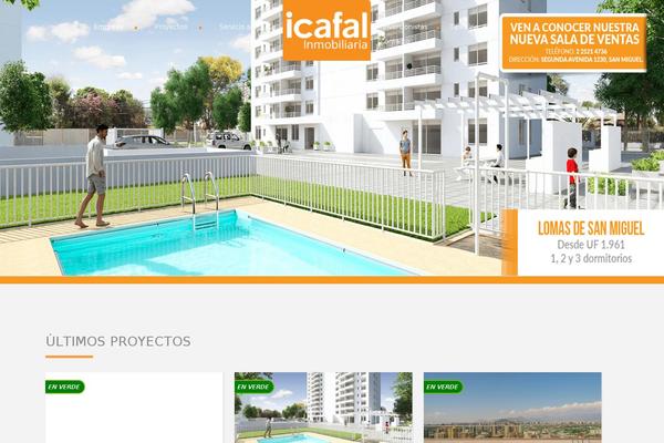 icafalinmobiliaria.cl site used Icafal