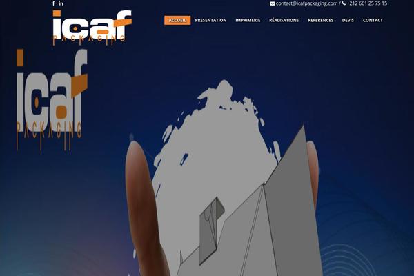 icafpackaging.com site used Icaf