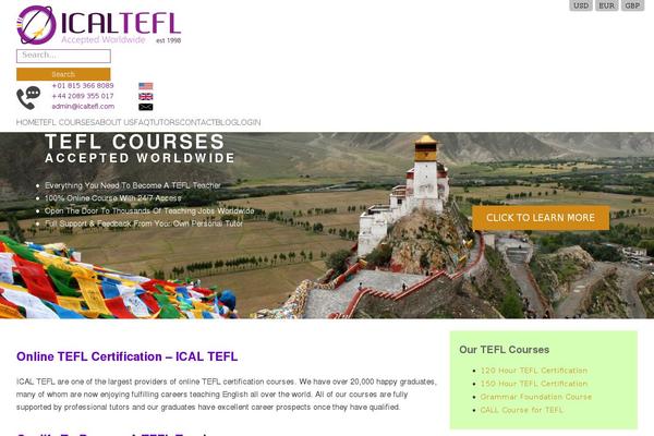 icaltefl.com site used Divi-learndash-theme