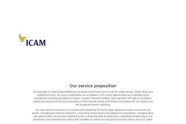 icamfunds.com site used Icam