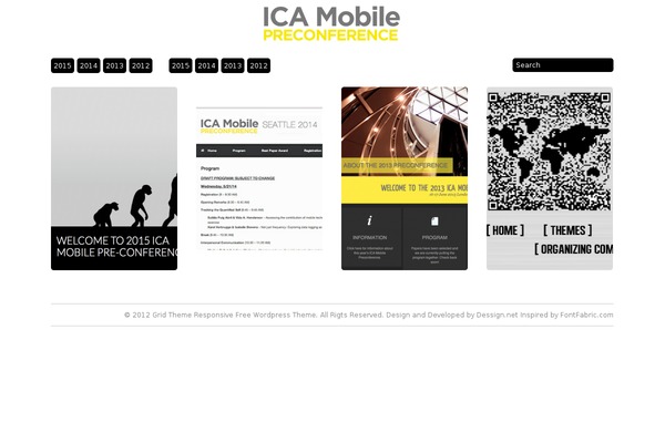 icamobile.org site used Grid Theme Responsive