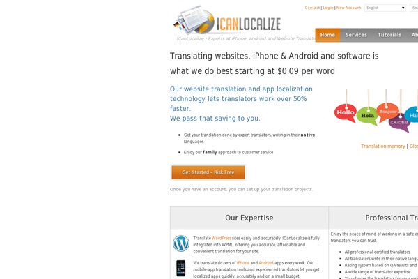 icanlocalize.com site used Icanlocalize