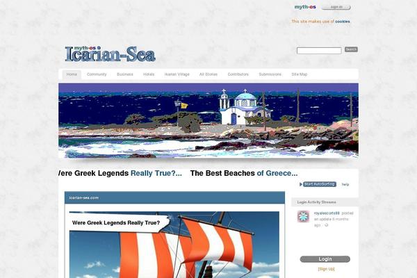 icarian-sea.com site used Custom-community-proold