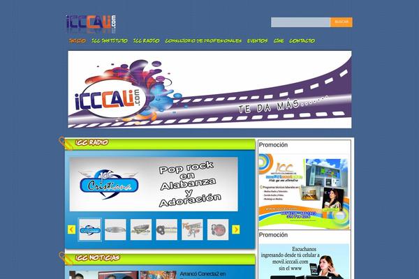 icccali.com site used Icctheme