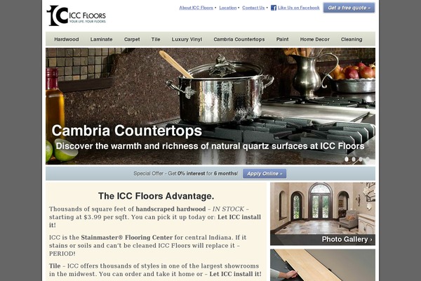 iccfloors.com site used Icc