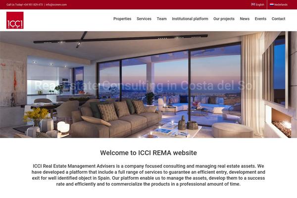 iccirem.com site used Avada Child Theme