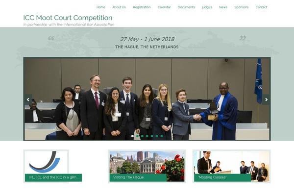 iccmoot.com site used Lawyer-zone
