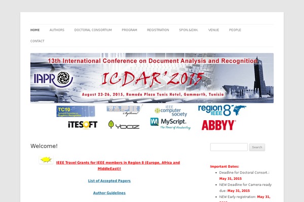 icdar.org site used The-conference-child