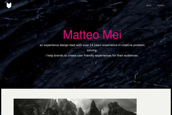 Semplice theme site design template sample