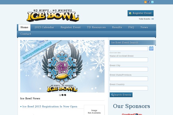 icebowlhq.com site used Events