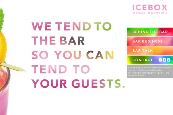 icebox theme websites examples