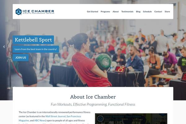 icechamber.com site used Dharma