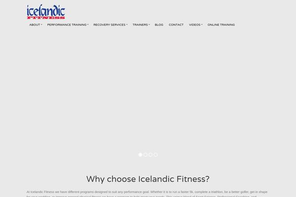 icelandicfitness.com site used Fiziko-theme